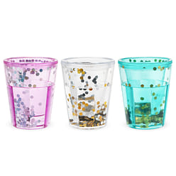 Mermaid Sparkle Glitter Shot Glasses by Blush® (Set of 3) 1.5 液盎司