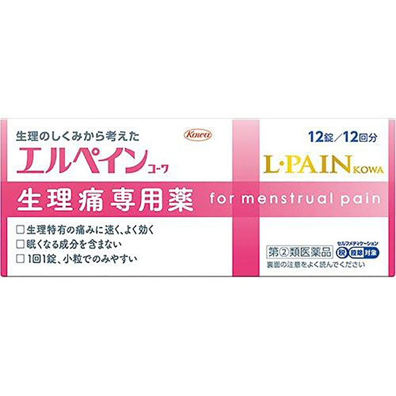 KOWA L-PAIN menstrual pain medicine 12 tablets 1 each