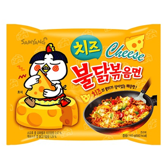 Mì Samyang Buldak Ramen Vị Gà Nóng Phô Mai 1 Gói 1 phần