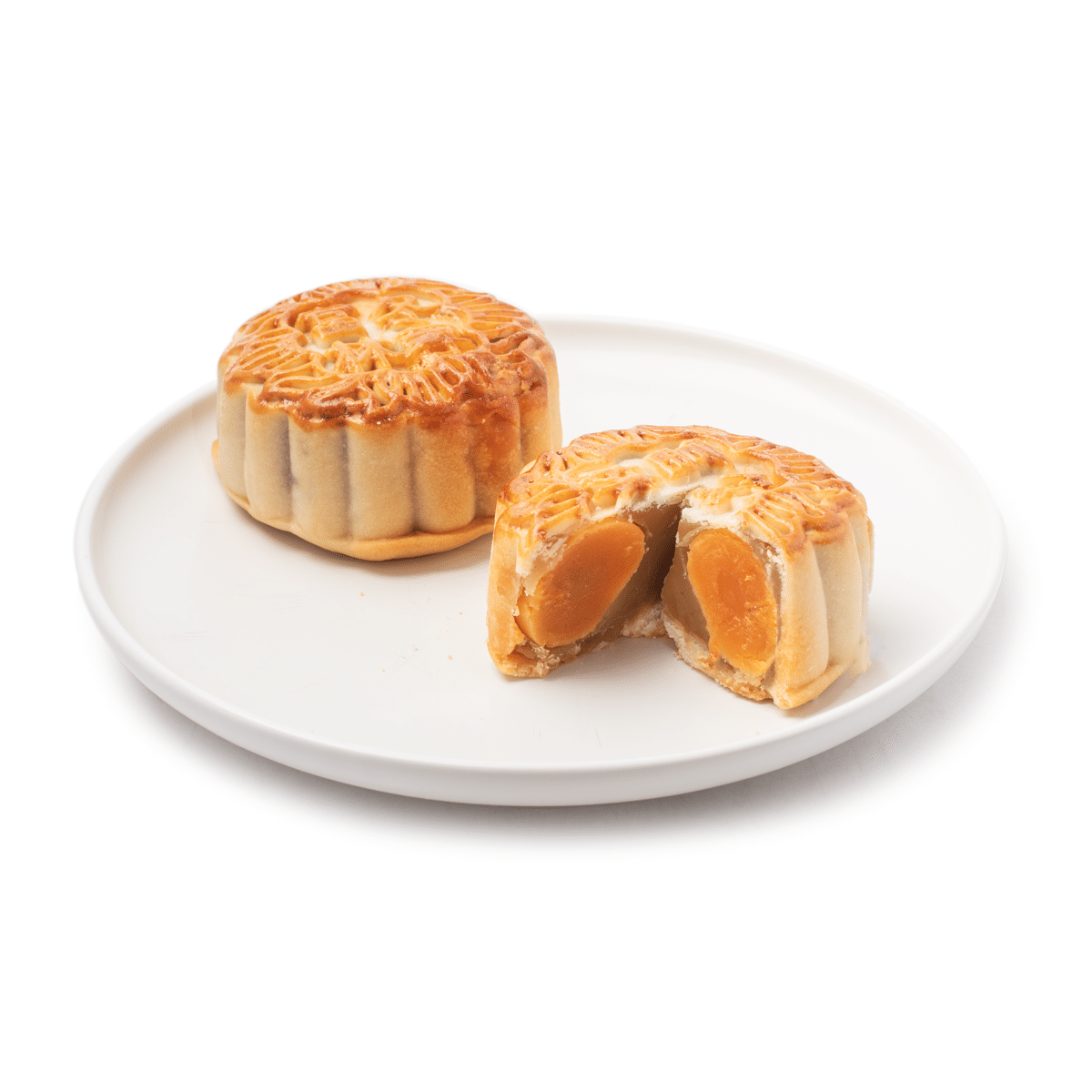 Egg yolk with winter melon paste mooncakes. 1 개입