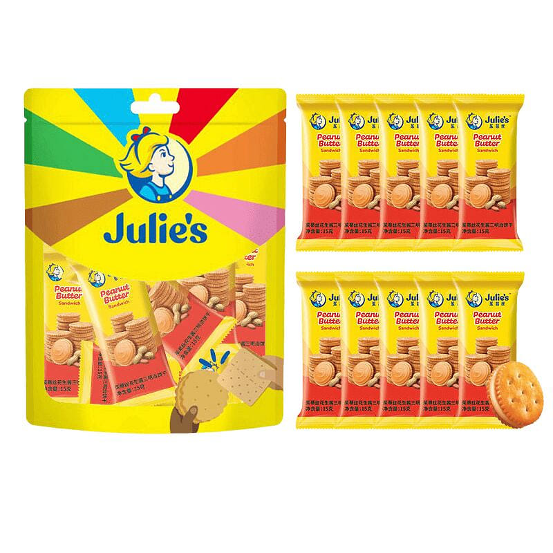 Julie's Peanut Butter Sandwich Biscuit 150g 150 g