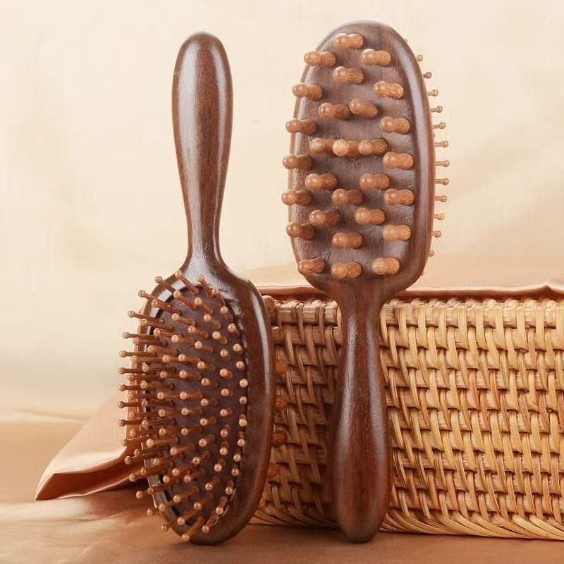 Sandalwood long hair comb hair meridian comb 1 다발
