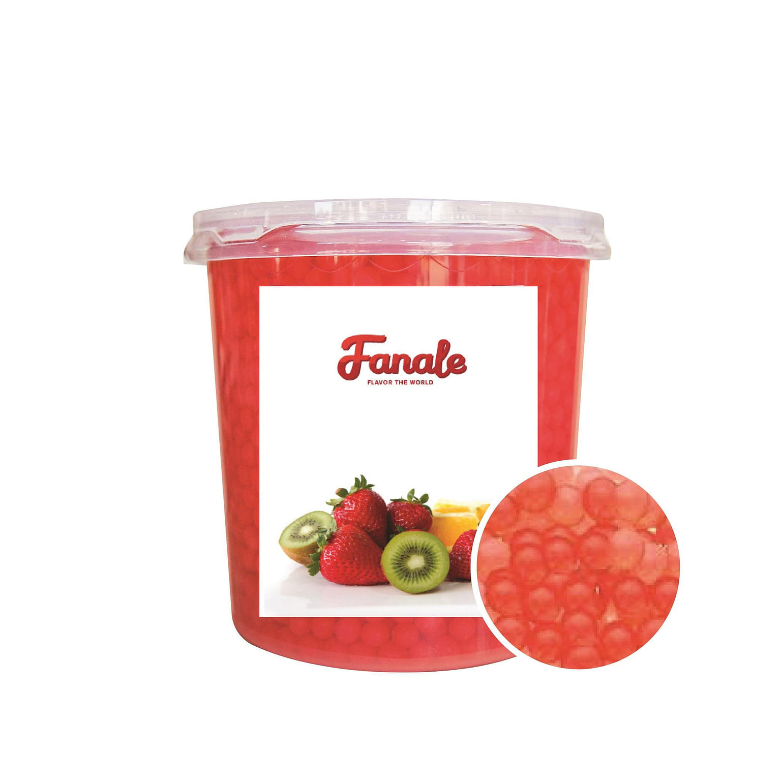 Fanale Popping Bursting Boba Raspberry Flavor 7 lb