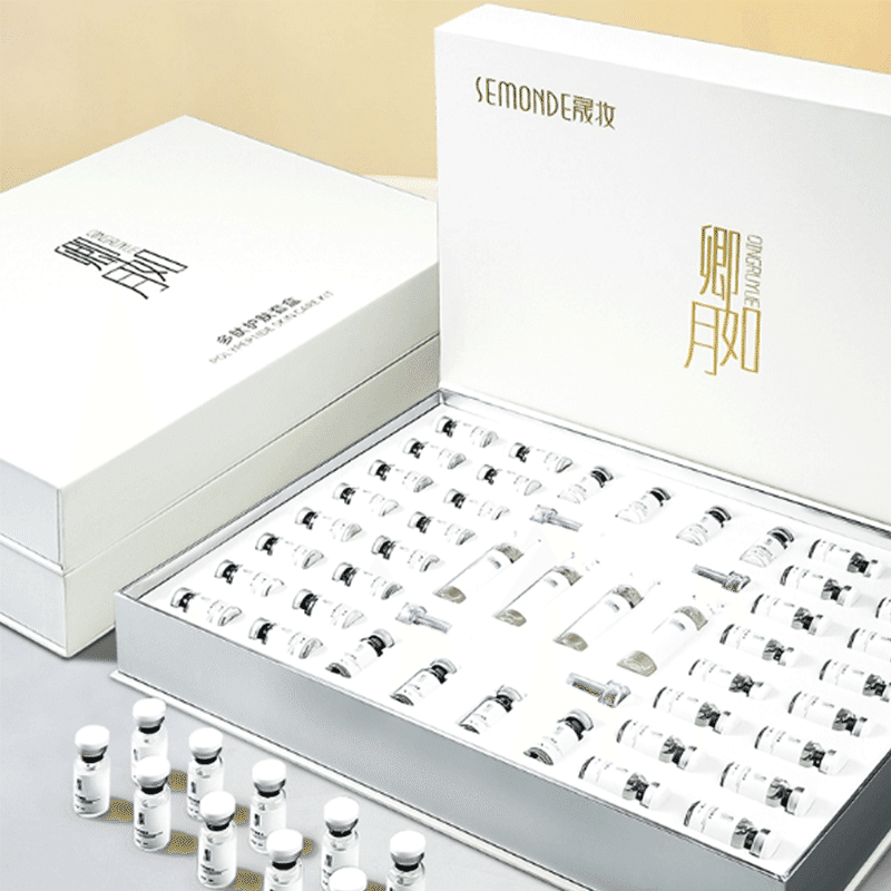 Sheng Zhuang Qing Ru Yue Lan Peptide Jing Cui Huan Yan Kit 1 กล่อง