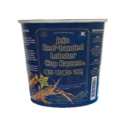 JEJU RED BANDED LOBSTER CUP RAMEN 제주딱새우면 12 개
