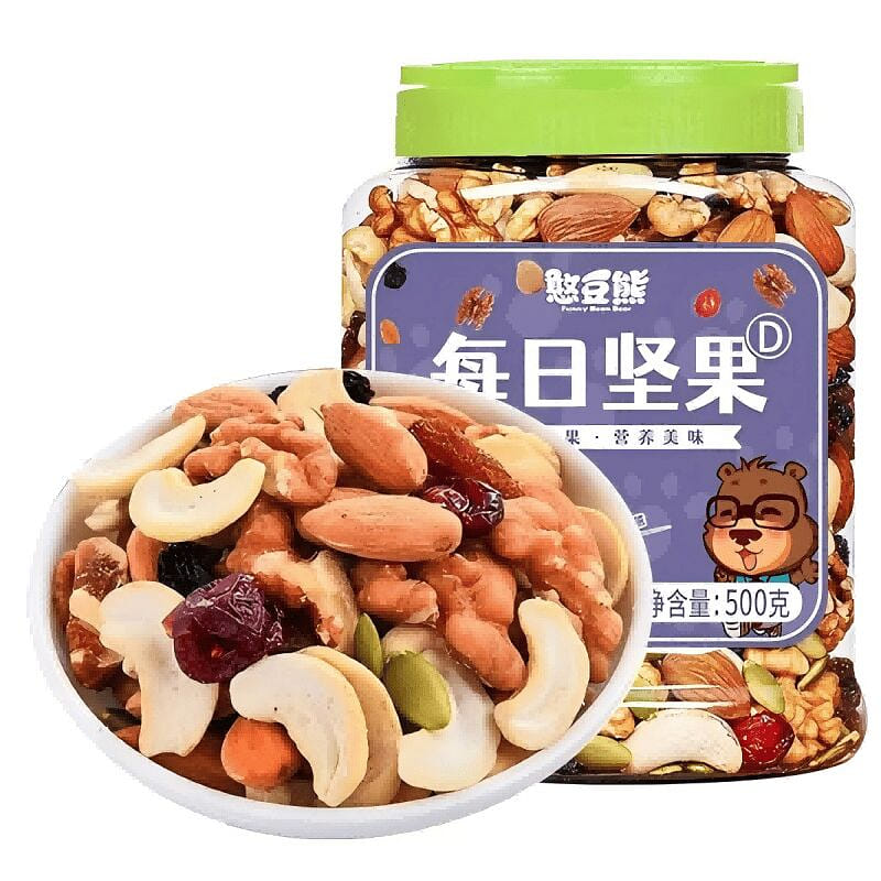 每日坚果干货纯混合干果仁500g 500 克