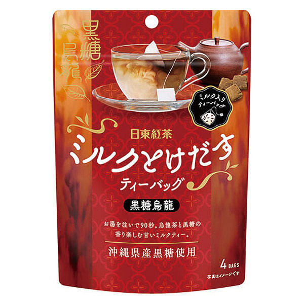 Trà sữa Oolong đường nâu Nitto Tea (4 gói) 1 phần