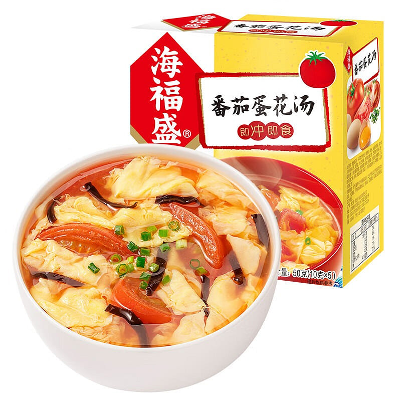 Haifusheng Tomato & Egg Drop Soup 10g*6 cups 10 g*6 boxes