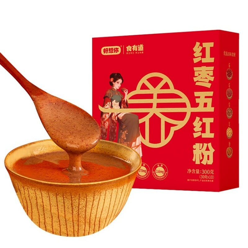 好想你 红枣五红粉 五红汤红豆红米花生枸杞山药冲饮 300 克 - Weee!