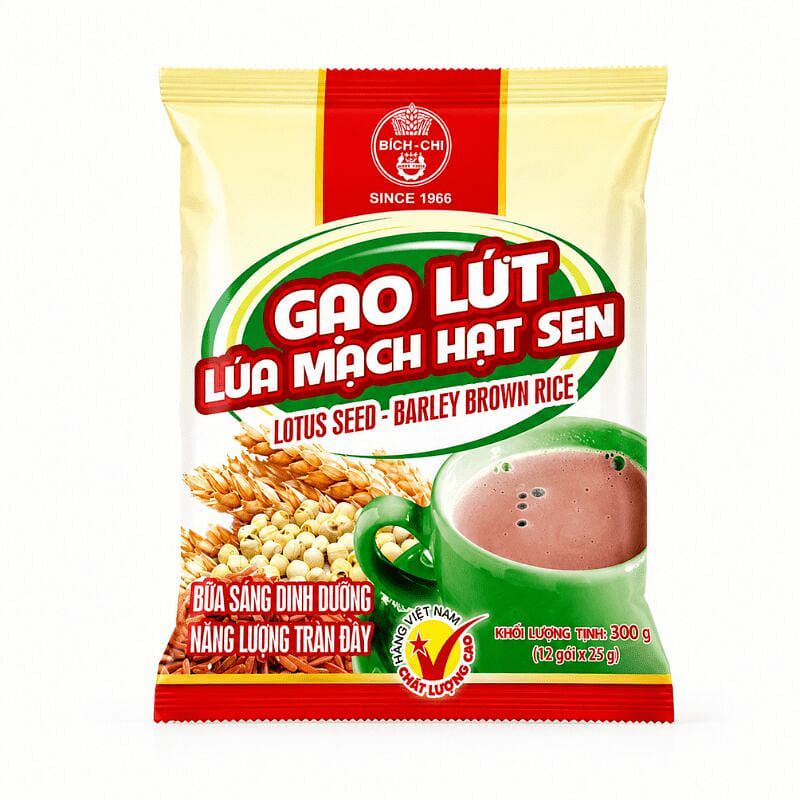 [BICH-CHI] Brown Rice & Lotus Seed Powder - 300g 1 each