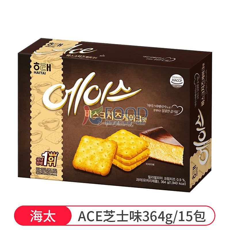 Haitai brand ACE Cheese-flavored biscuits 364g 364 g