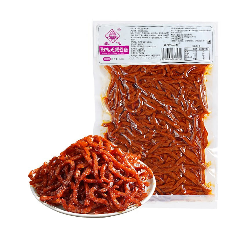 Dragon's Beard tofu threads, spicy flavor, 150g, a specialty from Sichuan 300 그램