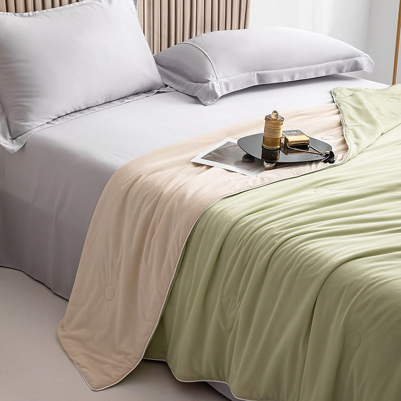 Ice Cream Cooling Comforter Green Twin Size 2000 g