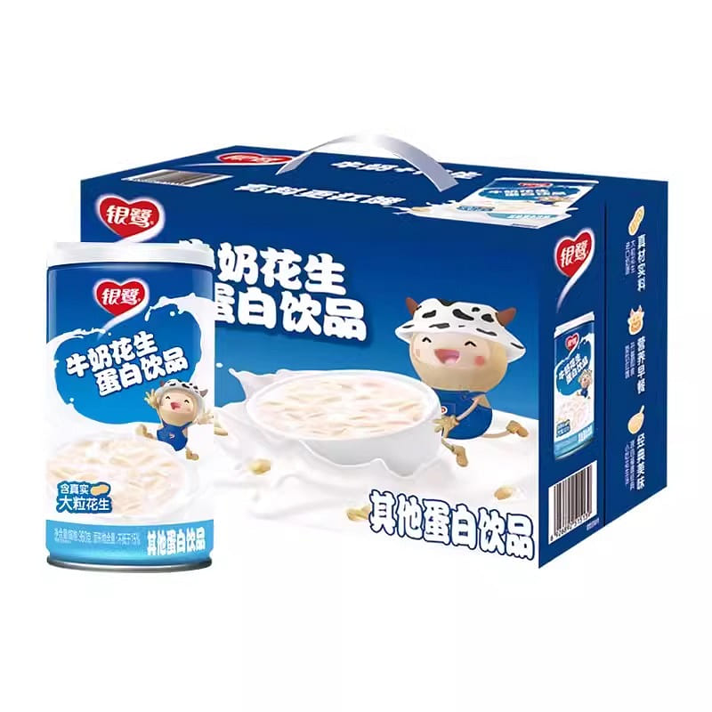 Yinlu Milk & Peanut Protein Drink 360g 12 count