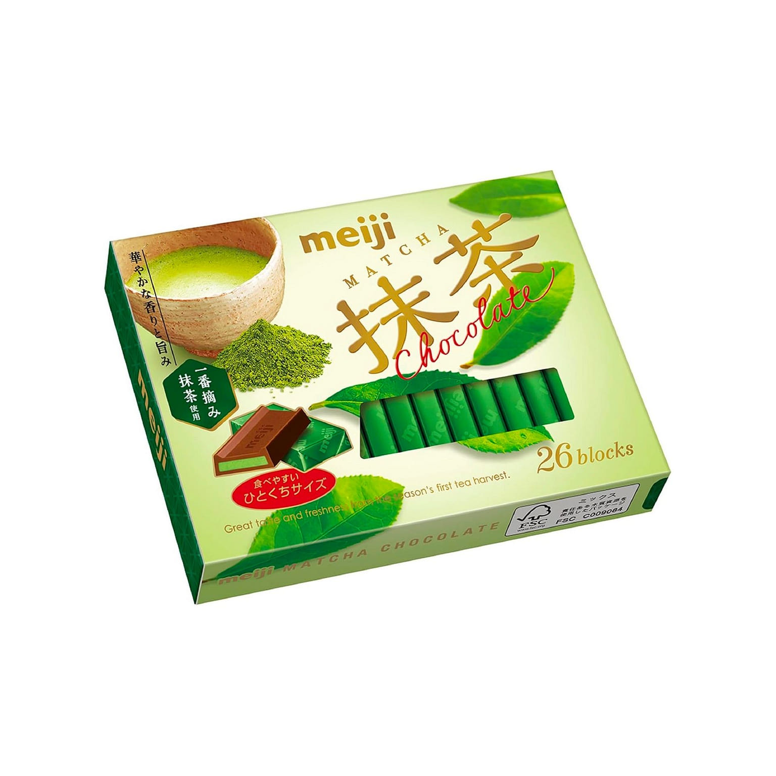 Matcha Milk Chocolate Green Tea Candy Meiji 120g 1 개