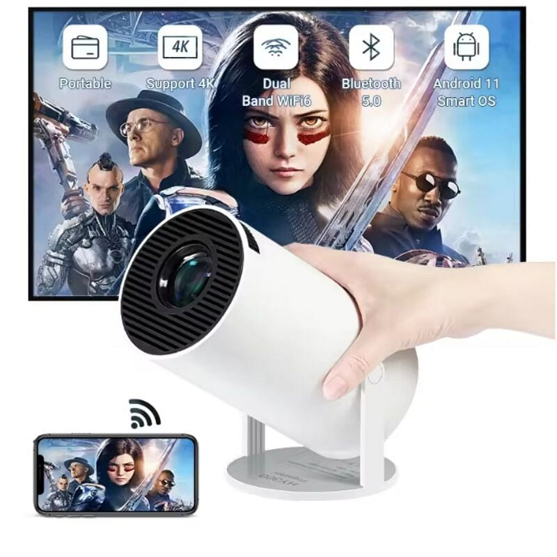 1080P 1280 * 720P home theater outdoor projector 1 個