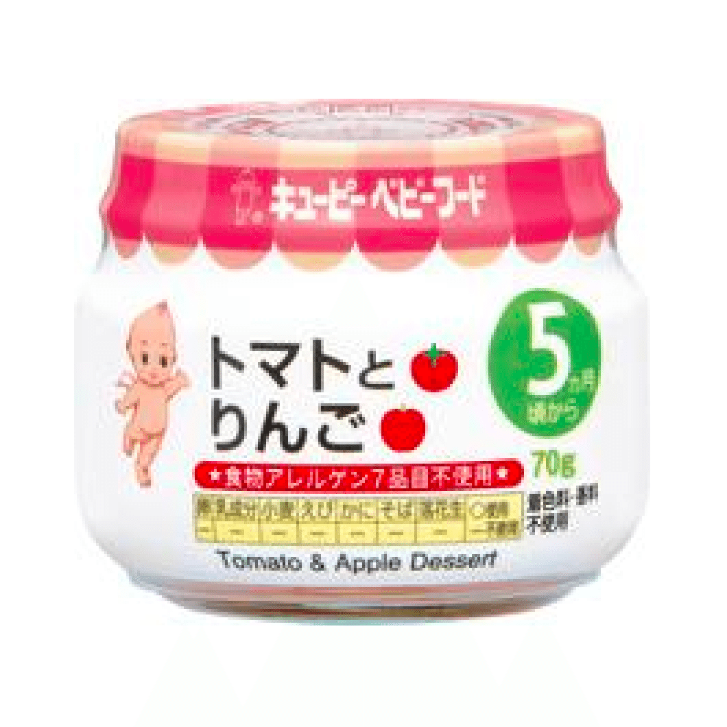kewpie Baby food tomato and apples 70g 1 bottle 1 bottle