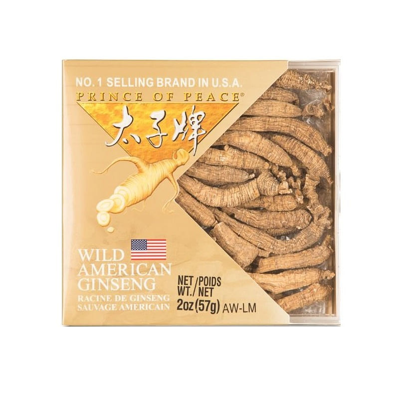 POP Wild American Ginseng Medium Long Roots 2 oz 1 케이스