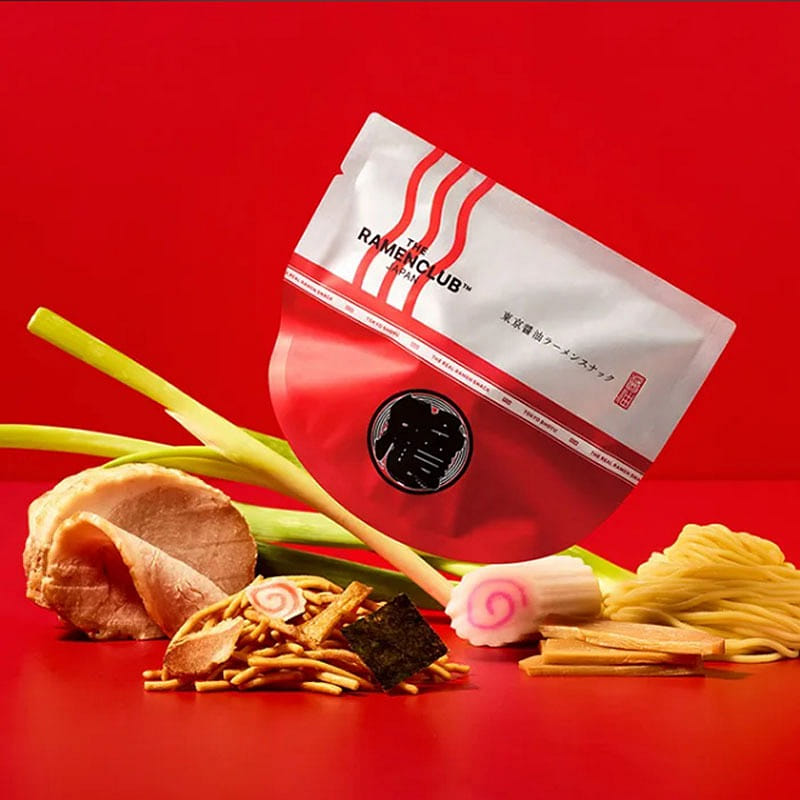 Tokyo Soy Sauce Ramen Snack  new product   140,000 bags sold 8 bags included 1 box