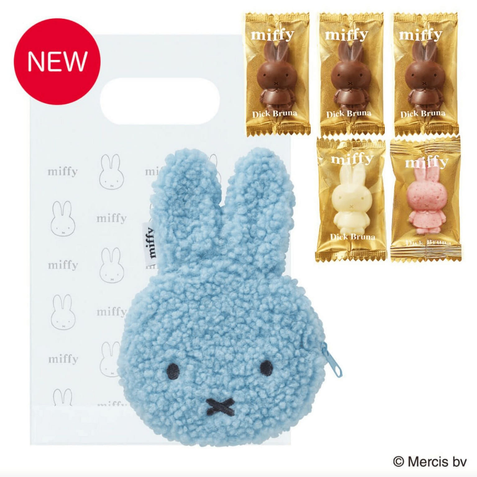 Morozoff Valentine Day Miffy Chocolate 25g Blue 1 box