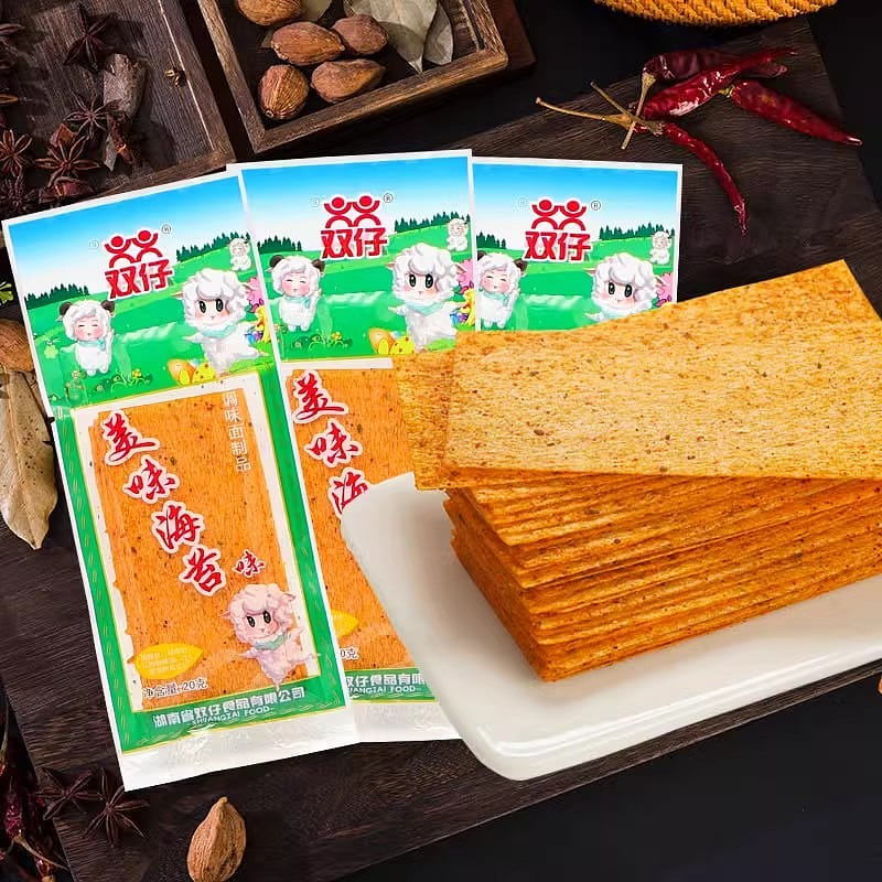 Delicious seaweed spicy slices 20g*5 packs casual 1 ส่วน