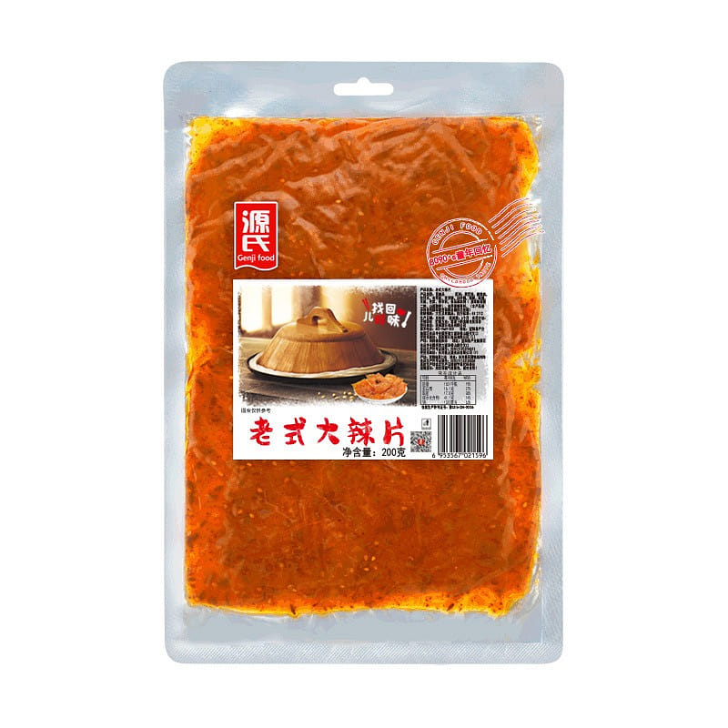 Genji food/ Genji Old style spicy slices 200g/ bag 200 그램