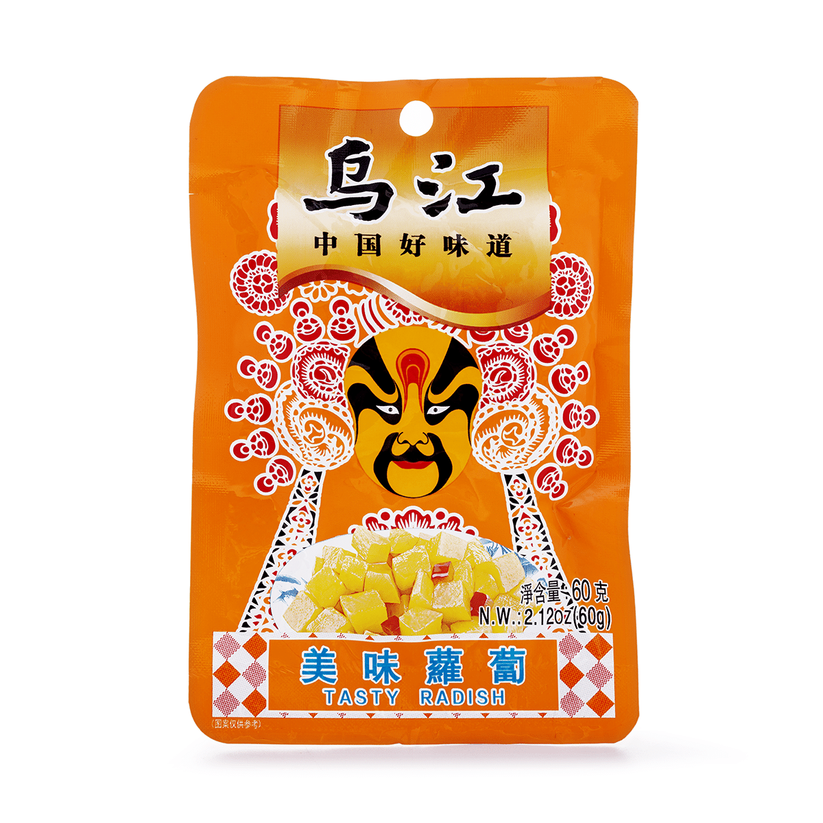 Wujiang 아삭 무 피클 60 그램