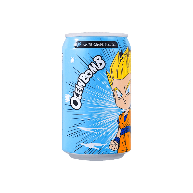 Dragon Ball Sparkling Water - White Grape Flavor 11.15fl oz 330 밀리리터