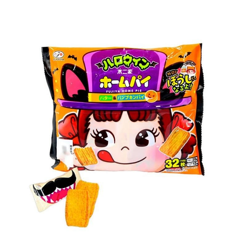 Japan Direct Mail Japan Fujiya Pumpkin Pie Millefeuille Biscuits 32pcs 1 count