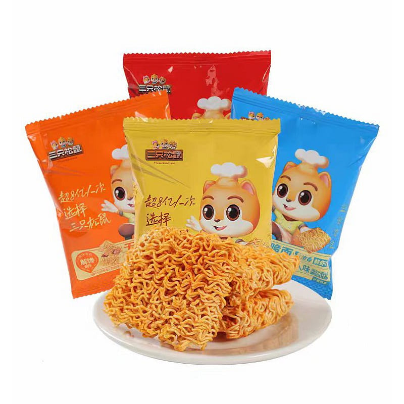 San Zhi Song Shu Simple noodles 4 flavors 390g*1 box 390 กรัม