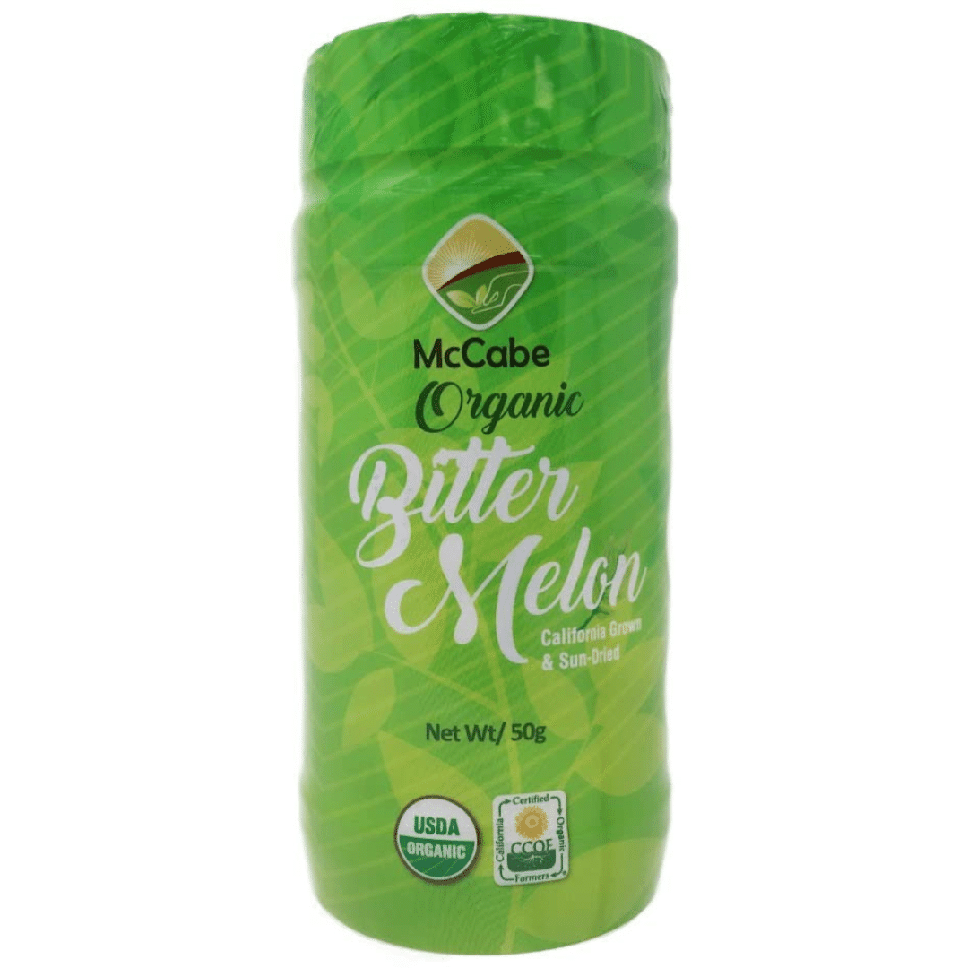 McCabe Organic Bitter Melon Tea, 50g, Sun-Dried in California, USDA Certified Or 50 그램