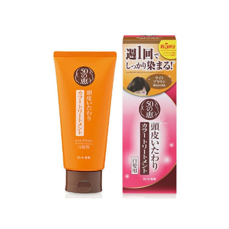 Rohto Hair color cream Light brown 150g 150 กรัม
