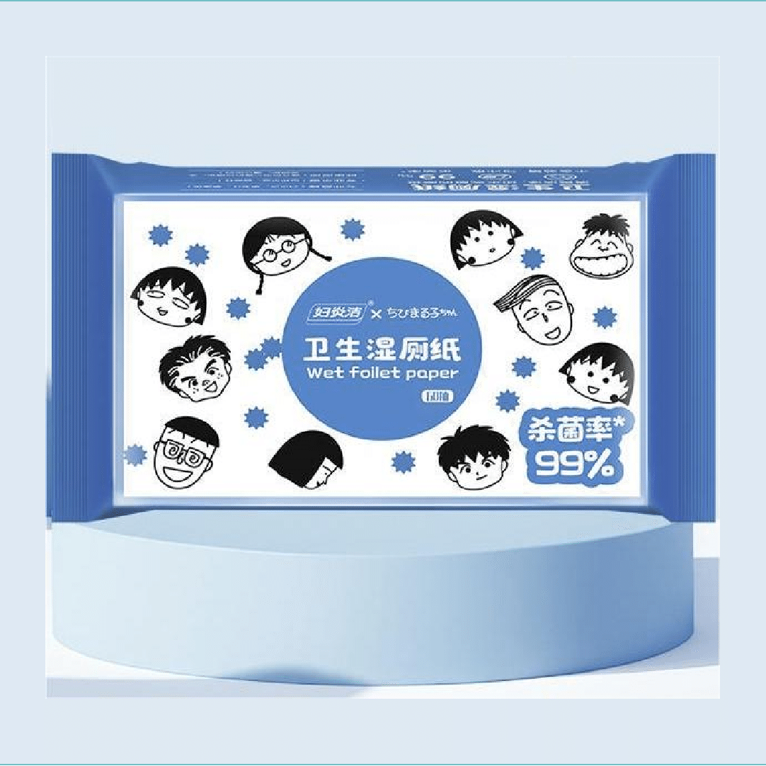 Wet Toilet Paper Wet Wipes for Women Anti-bacterial Cherry Pills 40pcs/bag 1 개입