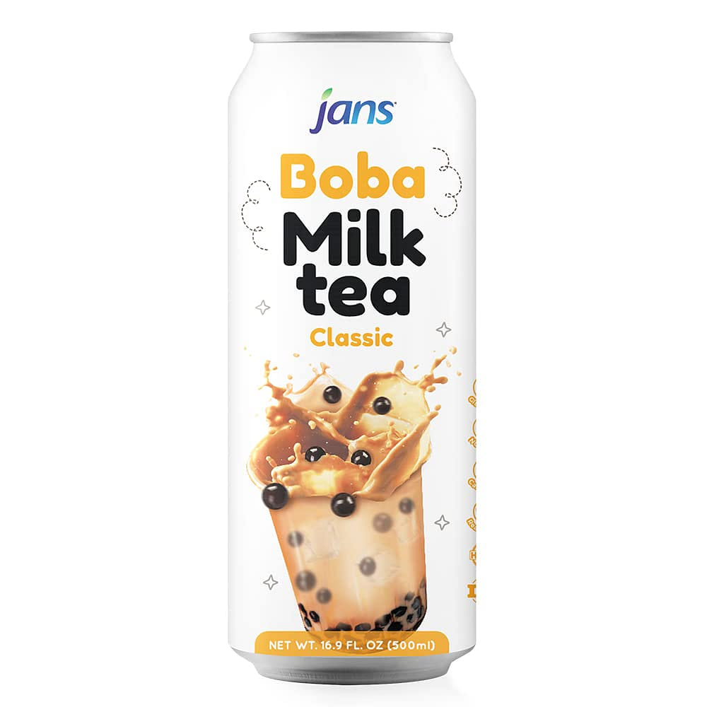 Jans Boba Milk Tea Original 16.9 fl oz Pack of 1 16.9 fl.oz