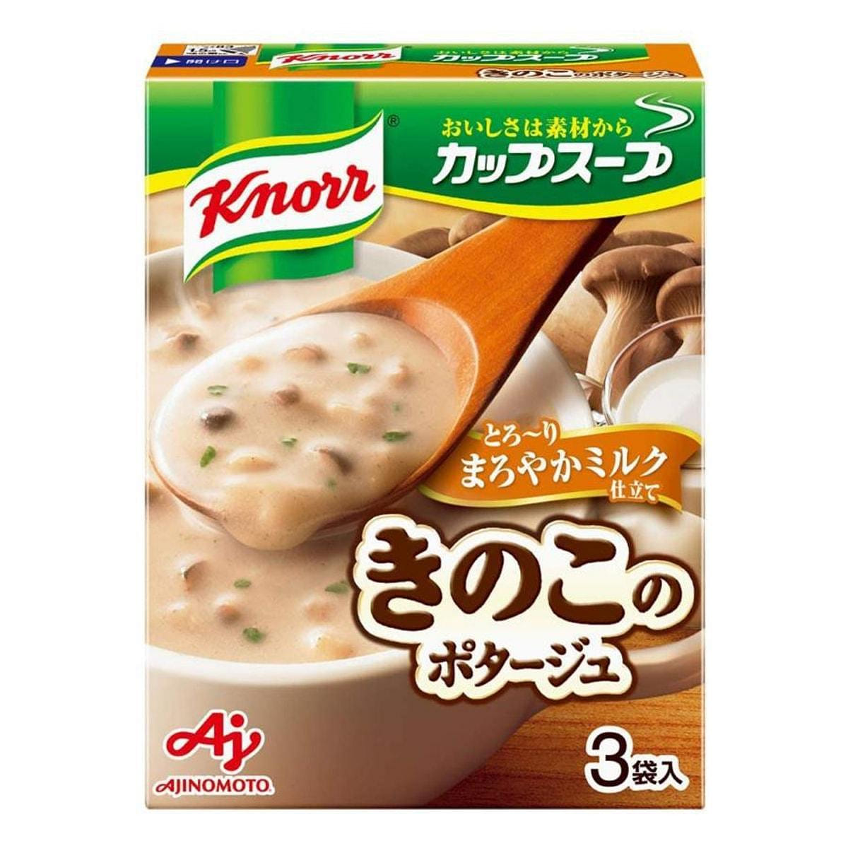 「日本直送」味の素・クノール きのこのポタージュ 3袋箱入り 1 箱