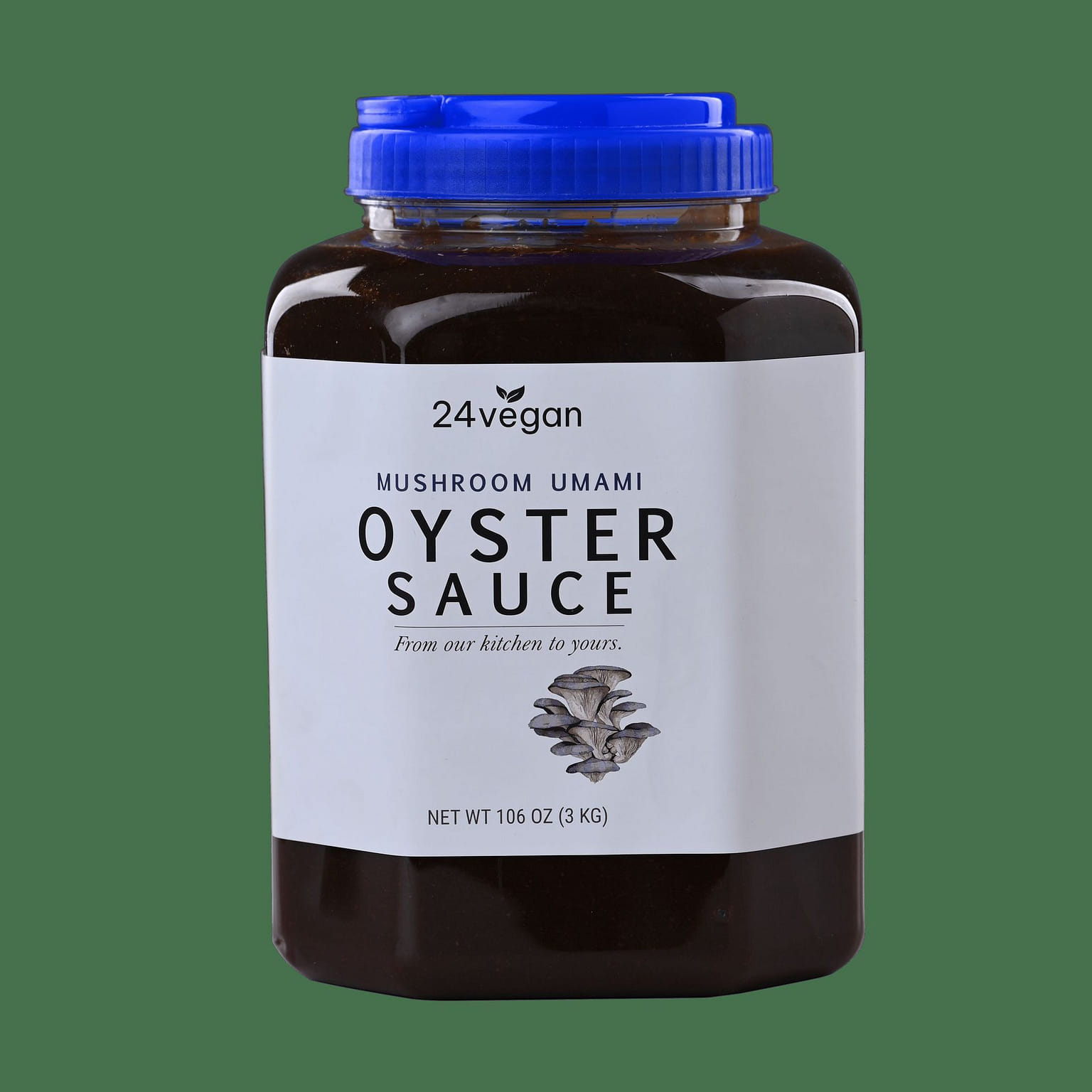 24Vegan Oyster Sauce - Vegan - All Natural - Non GMO - No MSG - 105.8oz / 3KG 105.8 온스