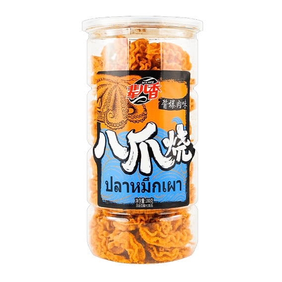 Beierxiang Octopus Shape Snack(Sauce Beef Flavor) 200 그램