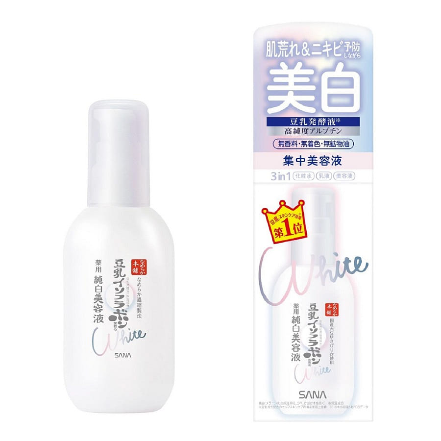 日本 莎娜 美肌淨透精華液 美白保溼 祛痘祛斑 100 毫升