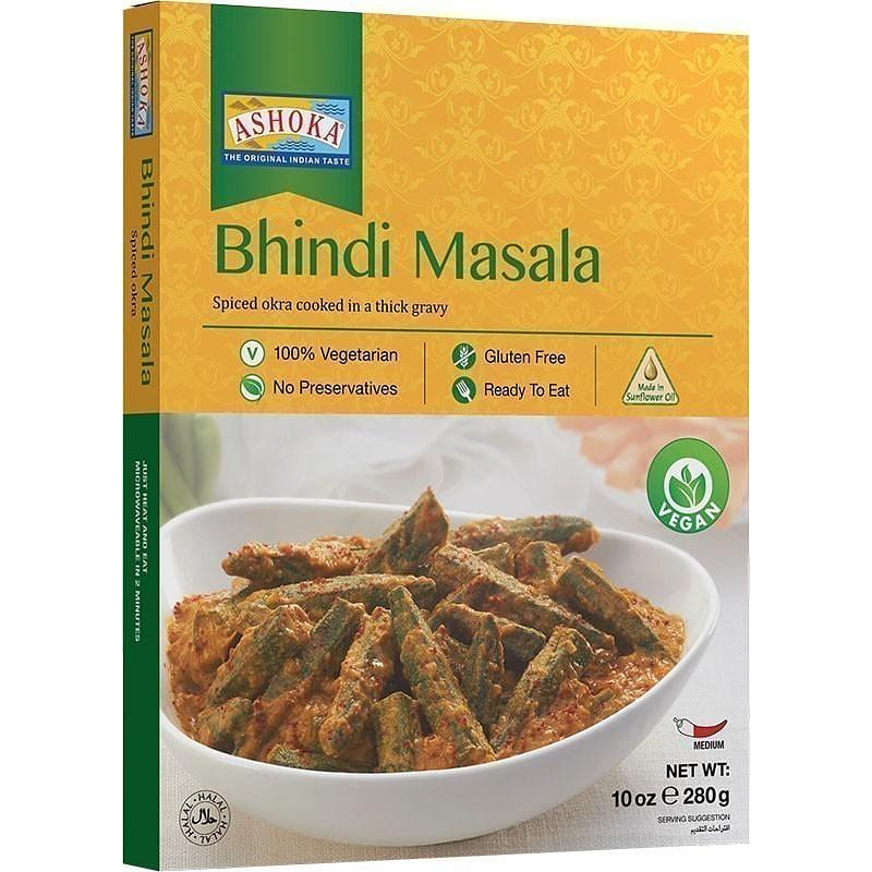 Ashoka Bhindi Masala (Ready to Eat), 10 oz box 10 ออนซ์