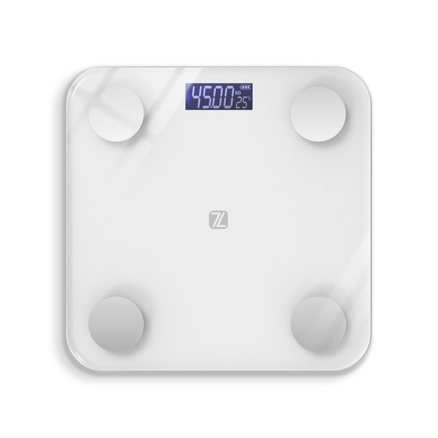 Body Fat Scale Smart Weight Scale White Rechargeable Model 1 개