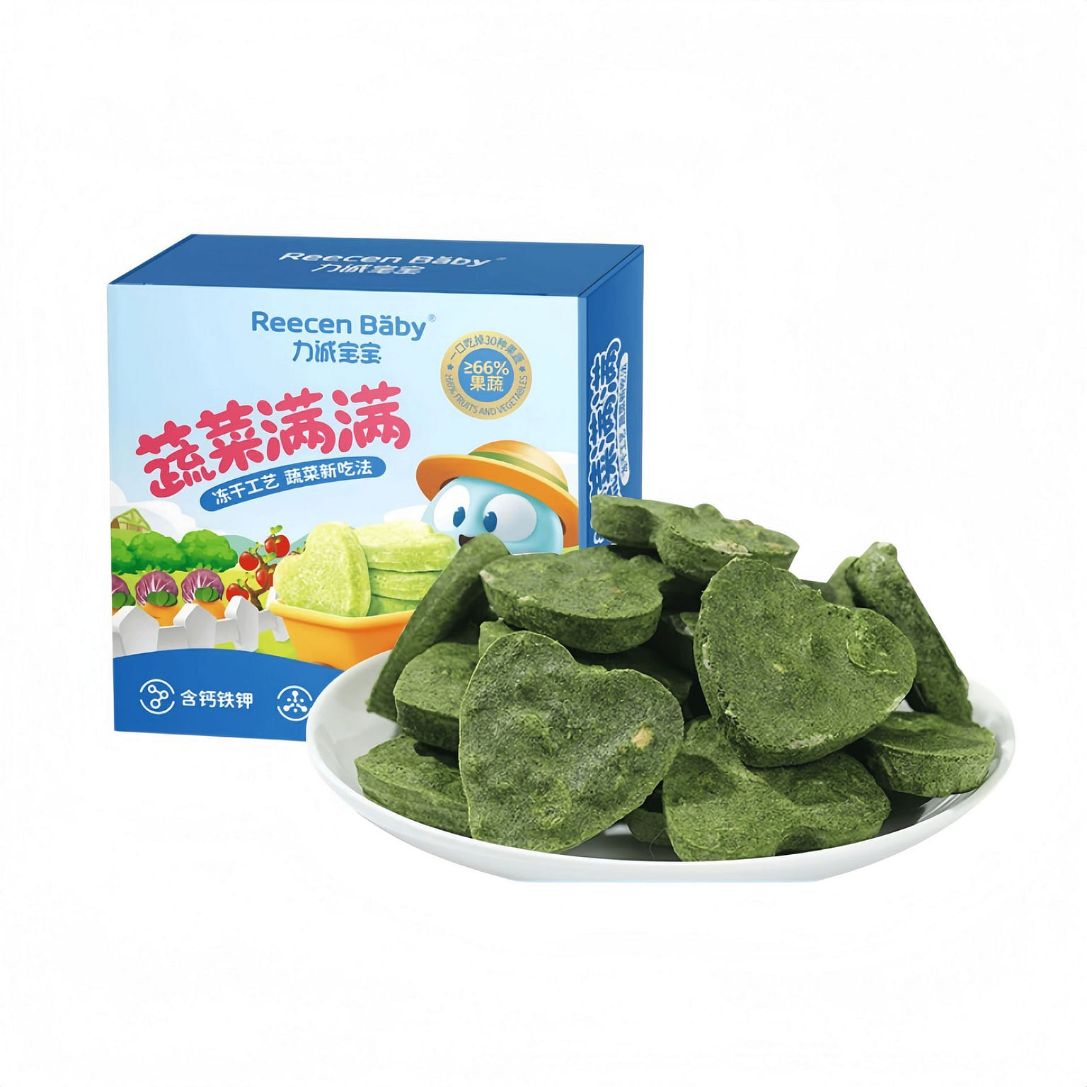 Kids' freeze-dried vegetables and fruits, 30g 30 g