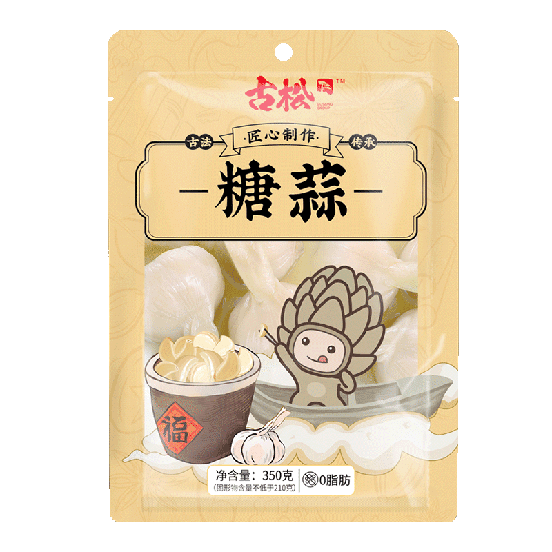 古松 正宗0脂糖蒜酸甜下饭菜 350 克