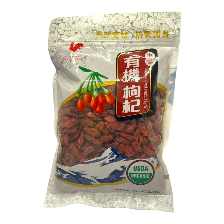 Organic Dried Fructus Lycii Goji Berry Gou Qi Zi  8oz 1 ส่วน