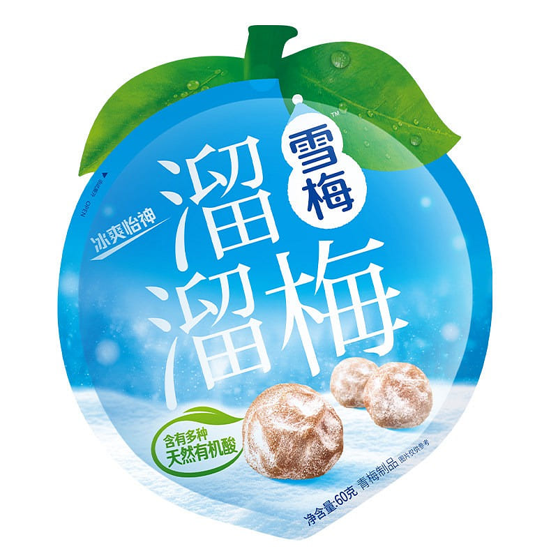 Liuliumei Snow Plum  Sweet & Sour Plums (60g) 60 g