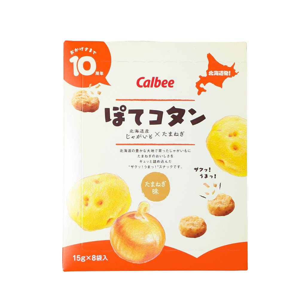Calbee Potato Potekotan Onion Flavor 8 bags 1 케이스