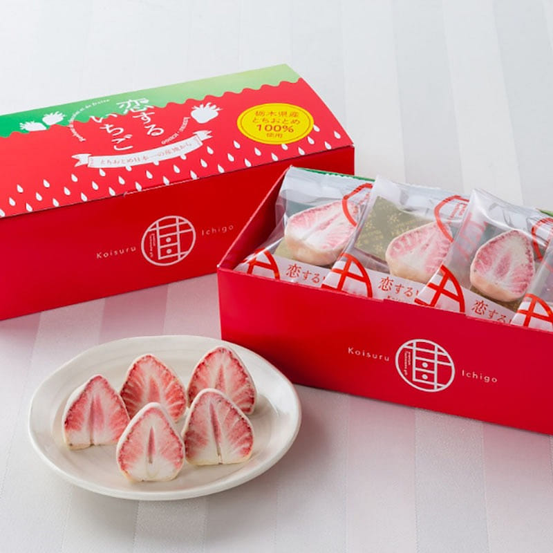 ichigogashi 爱心草莓 10个装 1 份