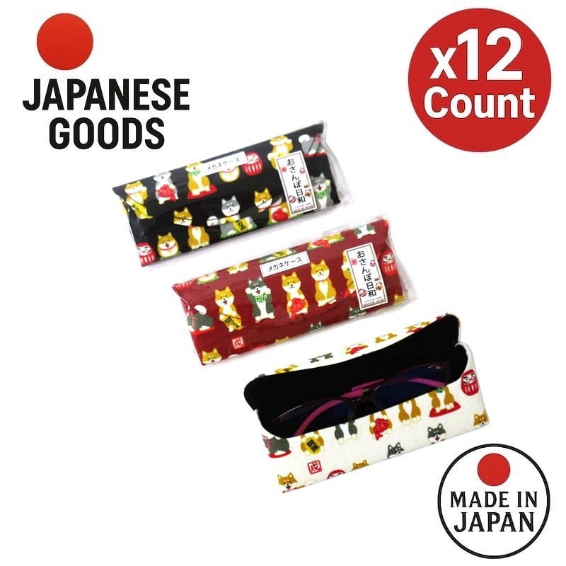 Sanpo Biyori Shiba Inu Glasses Case Made in Japan 1 มัด