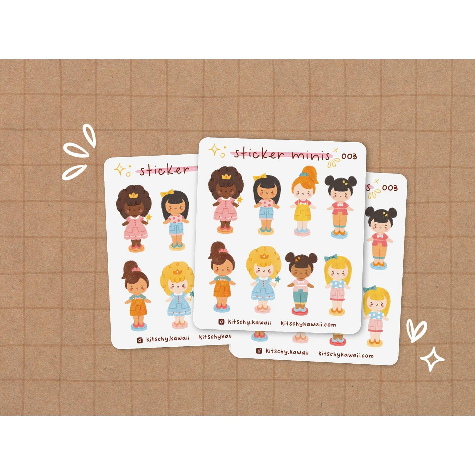 Pocket Pals Sticker Sheet 1 each