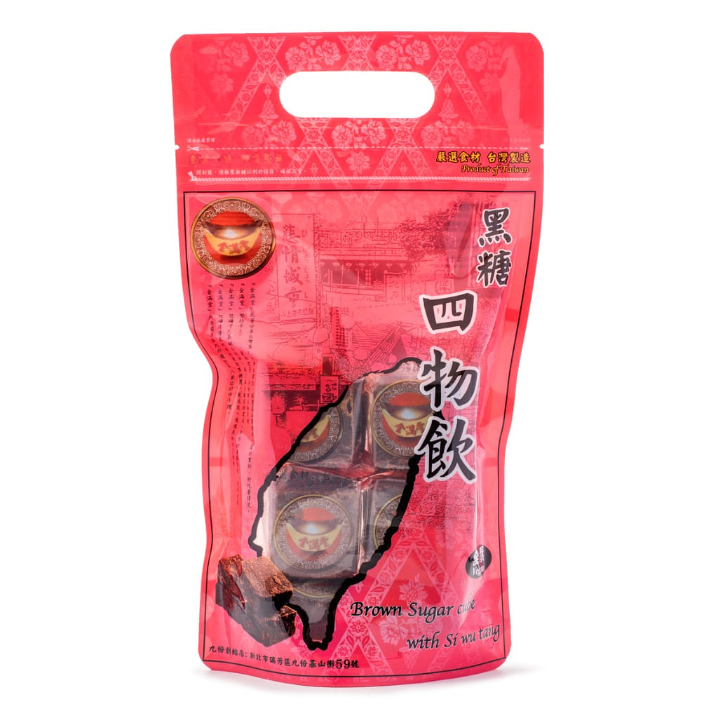 Jin Man Tang 사물탕 흑당 큐브 1.76 온스*10 팩