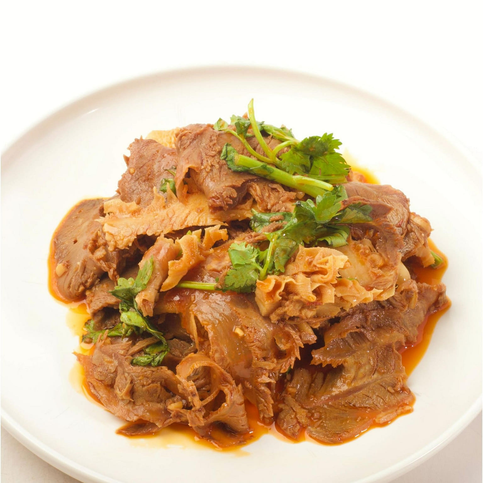 Sliced Beef and Beef Tripe in chilli sauce 250 그램